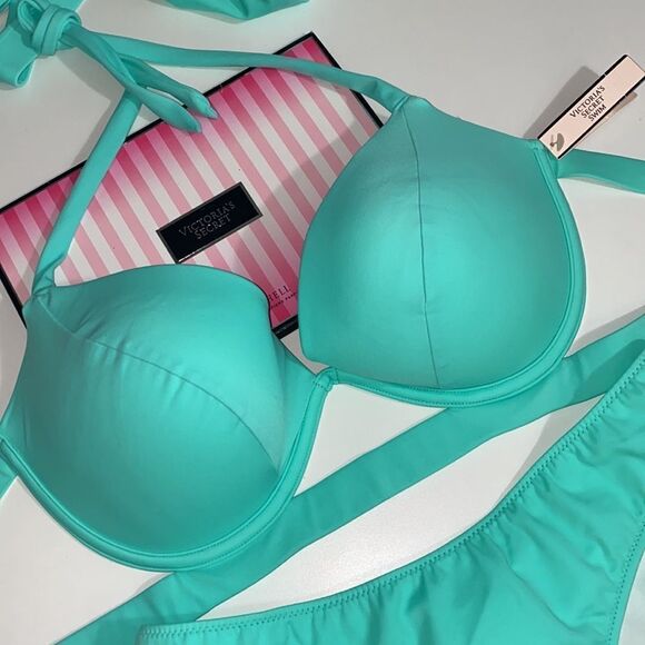 🔥🏖🆕Victoria Secret swimsuit The Hottie Halter - Picture 10 of 11